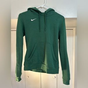 Green Nike hoodie, women’s